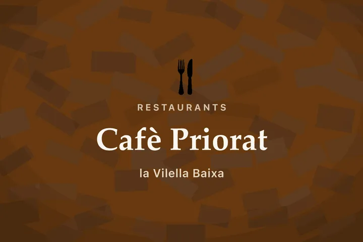 Cafè Priorat — Café, la Vilella Baixa, Priorat