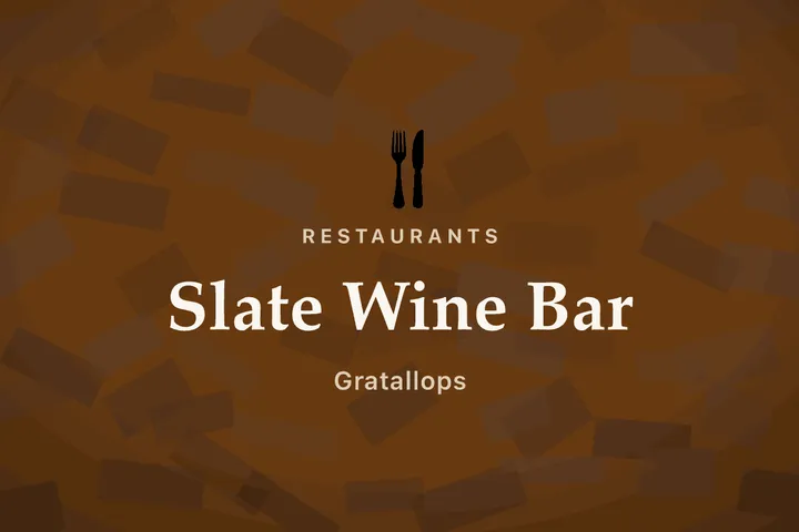 Slate Wine Bar — Winery restaurant, Gratallops, Priorat